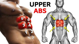 THE ONLY 9 Upper abs Workout You Need [upl. by Torrell]