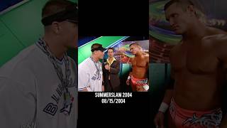 Randy Orton Backstage Promo John Cena Interrupts SummerSlam 2004 wwe randyorton johncena [upl. by Enirehtacyram]