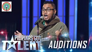 Pilipinas Got Talent Season 5 Auditions Raynier Dalde  Singer with Operatic Voice [upl. by Mccafferty]