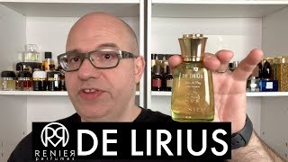 RENIER PERFUMES  DE LIRIUS FRAGRANCE REVIEW  GIVEAWAY WORLDWIDE [upl. by Bess]