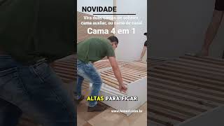 Cama da nasa com 4 opcoes diferentes de uso em uma so cama wwwhonoricombr cama3em1 cama4em1 [upl. by Ahsieki]