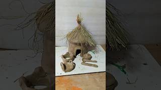 Mitti Se Ghar banana sikhe  how to making clay shorts viral [upl. by Hendren]