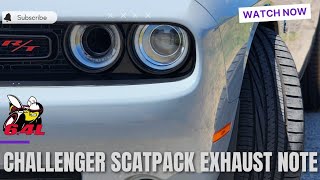 517 HP Dodge Challenger Scatpack Exhaust Sound [upl. by Lairea700]