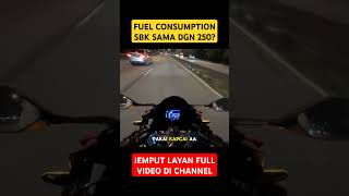 Fuel consumption SBK sama dgn 250 Part 1 cbr250rr race motovlog [upl. by Adnalram]