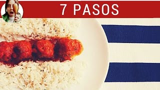 Receta de ALBÓNDIGAS en salsa en 7 pasos  Paulina Cocina [upl. by Ire262]