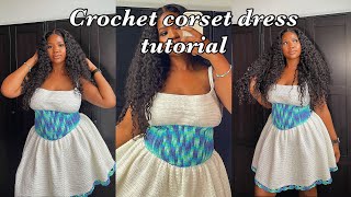 I Made a Corset Dress Out of Yarn [upl. by Leoine]