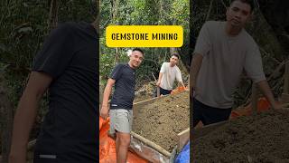 GEMSTONE MINING IN LUC YEN shorts gemstone mining [upl. by Eednac]