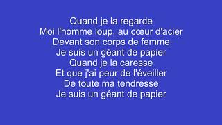 GEANT DE PAPIER JJ LAFONKARAOKE [upl. by Abelard]