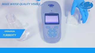 Turbidity test of T serial products of Sinsche Tech easy operation [upl. by Eillil]