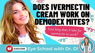 Does ivermectin cream work on Demodex mites How quickly does ivermectin work on Demodex mites [upl. by Nuncia]