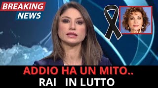 MUORE ORA UN MITO DELLA TV RAI IN LUTTO TUTTI IN LACRIME [upl. by Drarig]