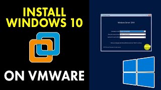 install windows 10 on vmware 2024 [upl. by Gerhan]