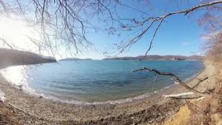 360° 4K VR  Autumn Splendor Discovering Russky Island in Vladivostok [upl. by Demetre]