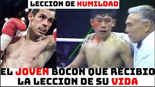 El terrible Castigo que Recibio el Joven Boxeador Bocon finito lopez vs Saman Sourjatoro [upl. by Aras]