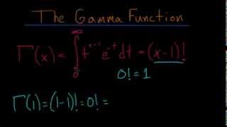 The Gamma Function why 01 [upl. by Ballard]