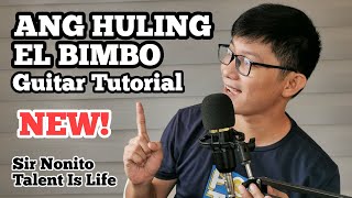 ANG HULING EL BIMBO By Eraserheads  Guitar Tutorial [upl. by Suoirrad]