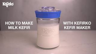 HOW TO MAKE MILK KEFIR WITH KEFIRKO KEFIR MAKER [upl. by Inacana]