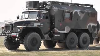 Superb Ural 4320 Truck amp Trailer in the War amp Peace Revival Arena [upl. by Alleira]