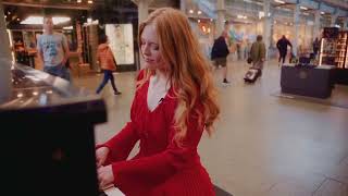 Freya Ridings  Lost Without You Live from Kings Cross Station 🚂 [upl. by Rot]