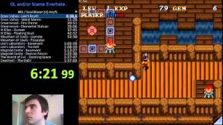 Soul Blazer Any Speedrun  13634 [upl. by Tama]