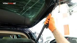 20092016 Volkswagen Tiguan  Trunk or Hatch Lift Strut Replacement [upl. by Enomrej865]