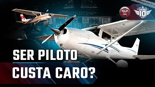 QUANTO CUSTA as HORAS DE VOO pra ser PILOTO de AVIÃO [upl. by Bunting]