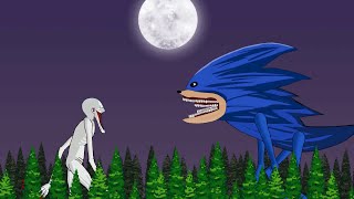 Shin Sonic Tapes vs Scp 096 Animation Drawing Cartoon 2 [upl. by Erodoeht]