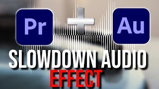 How To Add TurnTable Slowdown Audio Effect In Premiere Pro CC And Audition Tutorial [upl. by Marsden]