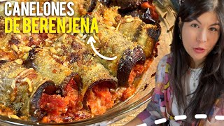 😍🇮🇹CANELONES DE BERENJENA receta fácil para impresionar a tus invitados ¡Exquisitos [upl. by Crabb884]