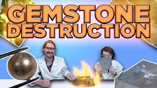 Testing Gemstone Physical Properties  Gem Destruction [upl. by Adnicaj]