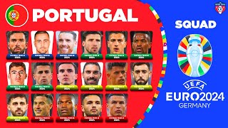 PORTUGAL SQUAD EURO 2024 QUALIFIERS FOR NOVEMBER MATCHES [upl. by Lyris601]