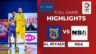 Al Riyadi vs NSA Full Game Highlights FInal 8 Game 1 [upl. by Massingill603]