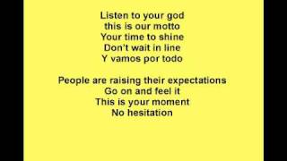 Shakira Waka Waka Lyrics Karaoke [upl. by Goeger]