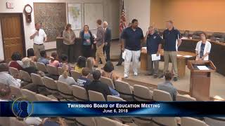 Twinsburg Board of Education Meeting  June 6 2018 [upl. by Elok63]