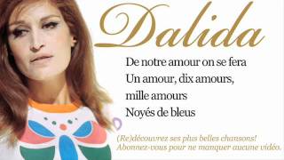 Dalida  Les enfants du Pirée  Paroles Lyrics [upl. by Shara503]