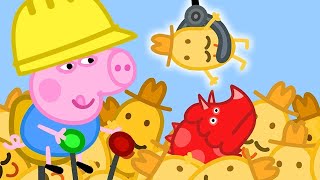 Digger World 🐷 Peppa Pig Official Channel Family Kids Cartoons [upl. by Akcebar280]