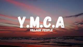 Village People  YMCA LYRICSLETRA [upl. by Arahsak674]