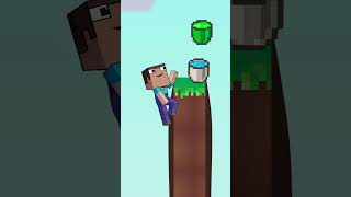 Will JOY HELP Steve vs Noob in Lava Pit Challenge Funny Minecraft Animation minecraftshorts fyp [upl. by Yelraf962]