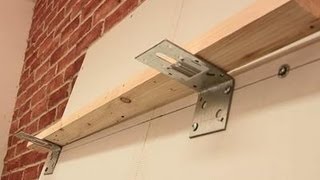 How To Attach Shelves To Drywall [upl. by Phina265]