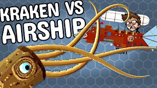 THIS IS HOW WE BEAT A KRAKEN  Airships Conquer the Skies Gameplay [upl. by Desimone]