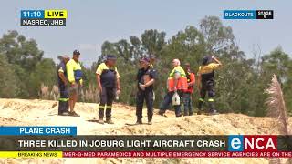 Three killed in light aircraft crash [upl. by Bow]