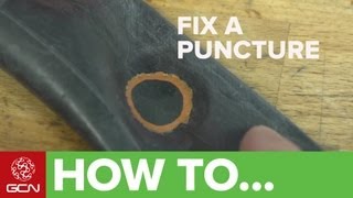 How To Fix A Bike Puncture  Repairing An Inner Tube [upl. by Pier]