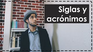 Siglas y acrónimos [upl. by Adekam]