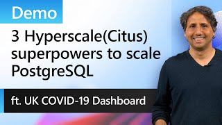 DEMO 3 Hyperscale Citus superpowers to scale PostgreSQL [upl. by Arthur]