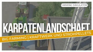 LS 22  Big Farming  Heizkraftwerk Strohpellets und PelletLager Karpatenlandschaft [upl. by Mike]