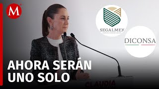 Claudia Sheinbaum fusiona Segalmex y Diconsa en Alimentación para el Bienestar [upl. by Strander342]