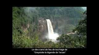 Les chutes dEkom Nkam au Cameroun Afrique centrale [upl. by Irahc]