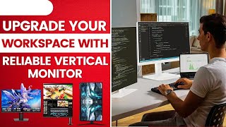 Best Vertical Monitor For Programming  Boost Your Coding Game [upl. by Joselow]