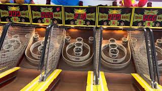 Skeeball inc 1989 Skeeball classic arcade at Joe’s playland [upl. by Bernadette]