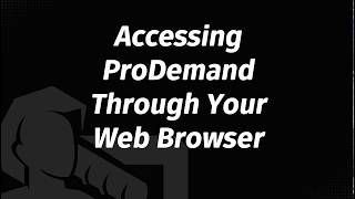 ProDemand Access [upl. by Aimehs]